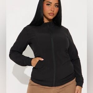 Black Full Zip Scrub Jacket NEW 🏷️